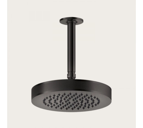Верхний душ, Gessi, Inciso, 218*218, цвет-Black Metal Brushed PVD
