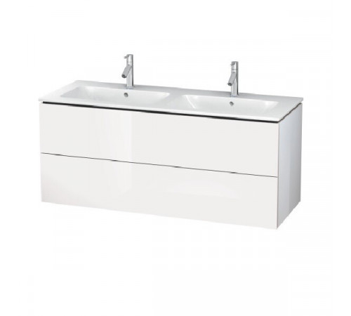 Тумба под раковину, Duravit, L-Cube, шгв 1290*481*550, раковина-необходимо заказать, цвет-белый глянцевый