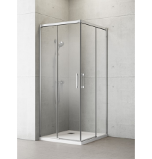 Дверь, Radaway, Idea 8 KDD, шв 900*2005, петли-слева, хром, цвет стекла-прозрачный, Easy Clean