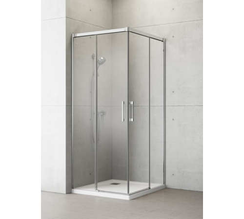 Дверь, Radaway, Idea 8 KDD, шв 900*2005, петли-слева, хром, цвет стекла-прозрачный, Easy Clean