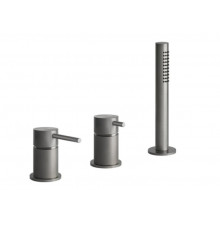 Смеситель для ванны и душа, Gessi, BATH316, цвет-Copper Brushed PVD