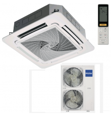 AB160S2SR1FA / 1U160S2SP2FB / PB-950QB, Сплит-система, Haier, Super Match Plus, кассетная, 4-х поточная с круговым потоком, с ИК пультом