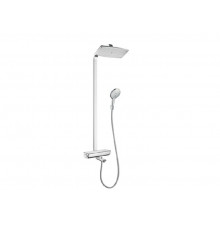 Душевая стойка, Hansgrohe, Raindance E, цвет-белый/хром