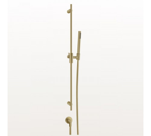 Душевой гарнитур, Gessi, Habito Unito, 23, цвет-Brushed Brass PVD