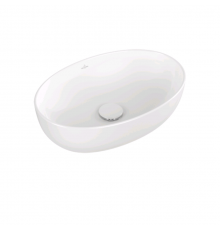 Раковина, Villeroy&Boch, Artis, шгв 485*325*135, отверстия для смесителя-отсутствуют, цвет-альпийский белый (белый Alpin)