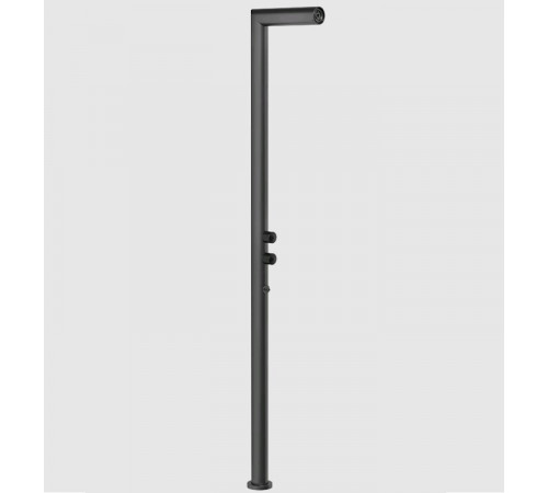 Душевая стойка, Gessi, Outdoor, уличная, на 2 выхода, цвет-чёрный матовый