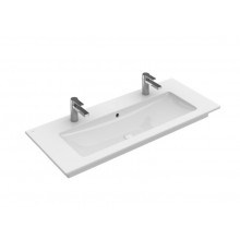 Раковина, Villeroy&Boch, Venticello, шг 1200*500, отверстия для смесителя-2, CeramicPlus, цвет-альпийский белый