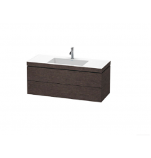 Тумба под раковину, Duravit, L-Cube, шгв 1200*480*500, раковина-в комплекте, цвет-дуб темный брашированный