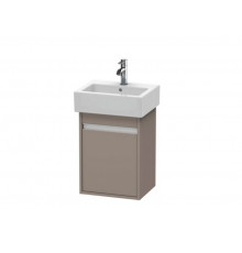 Тумба под раковину, Duravit, Ketho, шгв 400*320*550, петли-слева, раковина-необходимо заказать, цвет-базальт матовый