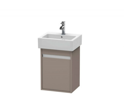 Тумба под раковину, Duravit, Ketho, шгв 400*320*550, петли-слева, раковина-необходимо заказать, цвет-базальт матовый