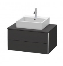 Тумба под раковину, Duravit, XSquare, шгв 800*548*400, раковина-необходимо заказать, цвет- графит суперматовый
