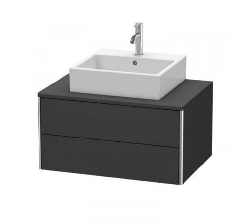 Тумба под раковину, Duravit, XSquare, шгв 800*548*400, раковина-необходимо заказать, цвет- графит суперматовый