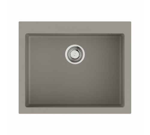 Мойка, OMOIKIRI, Bosen, шгв 610*500*210, отверстия для смесителя-3 промаркированных, чаши-1, цвет-leningrad grey