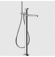 Смеситель для ванны и душа, Gessi, Anello, напольный, цвет-хром