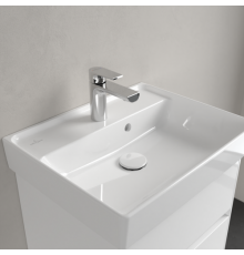 Раковина, Villeroy&Boch, Collaro, шгв 500*400*150, отверстия для смесителя-1, CeramicPlus, цвет-альпийский белый