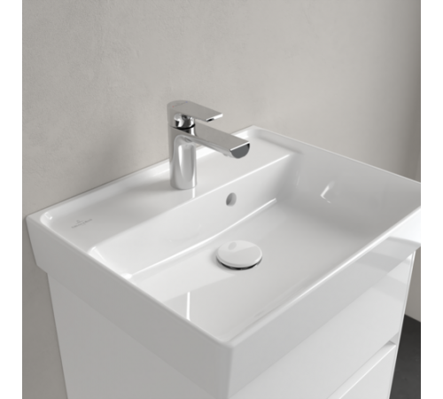 Раковина, Villeroy&Boch, Collaro, шгв 500*400*150, отверстия для смесителя-1, цвет-альпийский белый