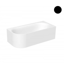 Ванна, Bette, BetteLux Oval V Silhouette, шгв 1750*800*450, BetteGlasur® Plus, цвет-Ebony