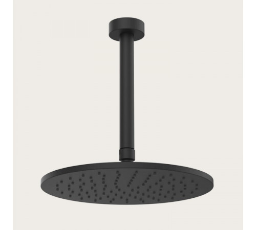 Верхний душ, Gessi, 250*250, цвет-черный матовый