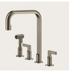 Смеситель для кухни, Gessi, Inciso, цвет-Finox Brushed Nickel