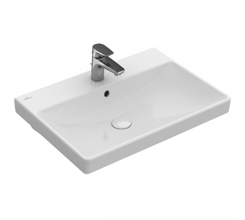 Раковина, Villeroy&Boch, Avento, шг 650*470, CeramicPlus, цвет-альпийский белый
