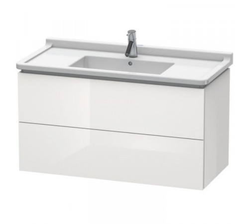 Тумба под раковину, Duravit, L-Cube, шгв 1020*469*558, раковина-необходимо заказать, цвет-белый глянцевый