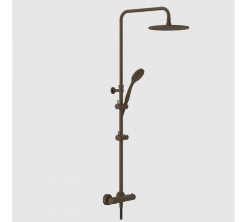 Душевая стойка, Gessi, Minimalistic shower, цвет-Dark Bronze