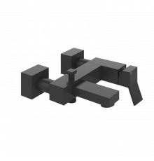 Смеситель для ванны и душа, Gessi, Rettangolo K, цвет-Black XL