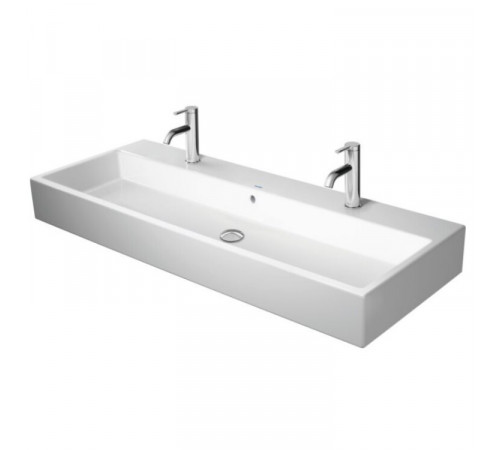 Раковина, Duravit, Vero Air, шгв 1200*470*165, шлифованный, отверстия для смесителя-2, цвет-белый