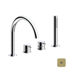 Смеситель для ванны и душа, Almar, на борт ванны, цвет-High Brass Brushed PVD (Товар заказной, возврату не подлежит)