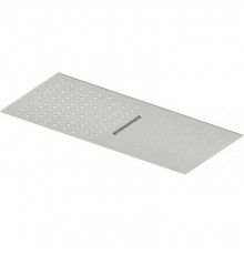 Верхний душ, Quadro design, 220*500, цвет-Steel Brushed