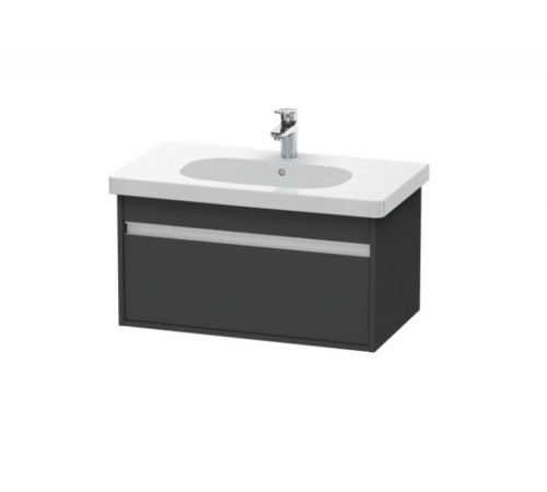 Тумба под раковину, Duravit, Ketho, шгв 800*455*410, раковина-необходимо заказать, цвет-графит матовый