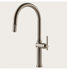 Смеситель для кухни, Gessi, Habito, цвет-Finox Brushed Nickel