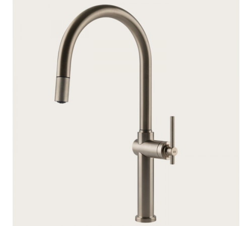 Смеситель для кухни, Gessi, Habito, цвет-Finox Brushed Nickel