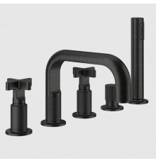 Смеситель для ванны и душа, Gessi, Inciso, цвет-Aged Bronze