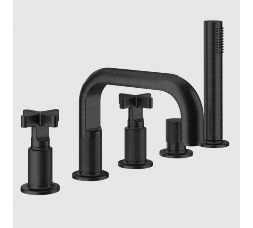 Смеситель для ванны и душа, Gessi, Inciso, цвет-Aged Bronze