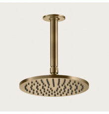 Верхний душ, Gessi, Inciso, 200*200, цвет-Warm Bronze Brushed PVD