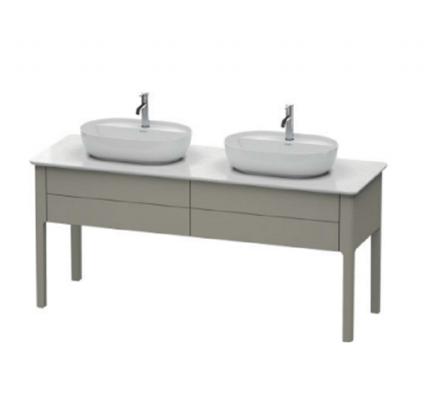 Тумба для консоли, Duravit, Luv, шгв 1783*570*743, раковина-необходимо заказать, цвет-каменно-серый шелковисто-матовый