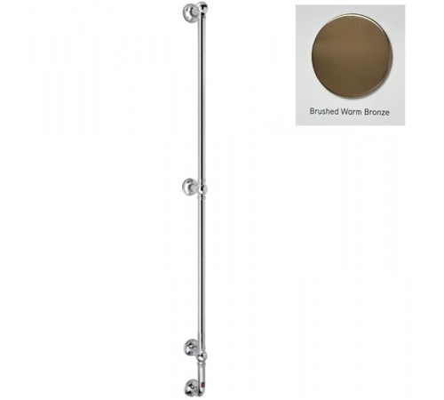 Полотенцесушитель, Margaroli, Armonia, шгв 75*115*1657, Box, цвет-Warm Bronze Brushed PVD