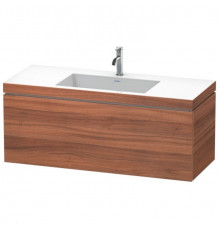 Тумба под раковину, Duravit, L-Cube, шгв 1200*480*500, раковина-в комплекте, цвет-орех натуральный