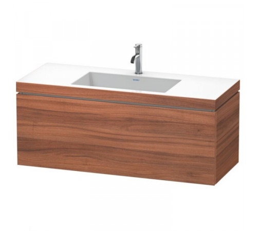 Тумба под раковину, Duravit, L-Cube, шгв 1200*480*500, раковина-в комплекте, цвет-орех натуральный
