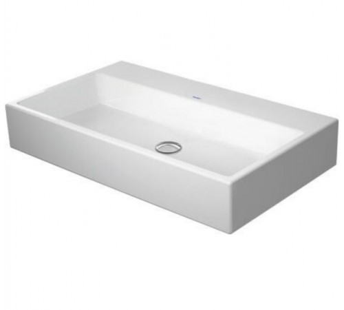 Раковина, Duravit, Vero Air, шгв 800*470*165, шлифованная, отверстия для смесителя-отсутствуют, цвет-белый