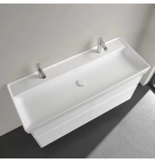 Раковина, Villeroy&Boch, Collaro, шгв 1200*470*160, отверстия для смесителя-2, цвет-альпийский белый