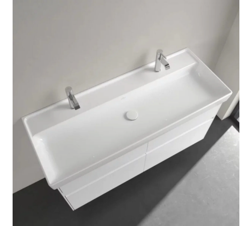 Раковина, Villeroy&Boch, Collaro, шгв 1200*470*160, отверстия для смесителя-2, цвет-альпийский белый