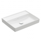 Раковина, Villeroy&Boch, O.Novo, шгв 650*460*125, отверстия для смесителя-отсутствуют, AntiBac, цвет-альпийский белый