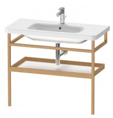 Консоль-полотенцедержатель, Duravit, Durastyle, шгв 940*440*805, с полкой в цвете-белый матовый, цвет корпуса-дуб европейский