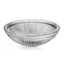 Раковина, 3SC, Elegance, шгв 435*435*160, отверстия для смесителя-отсутствуют, цвет-хрусталь/хром