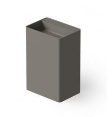 Раковина, DEA Design, Pedestal Basin, шгв 600*420*900, отверстия для смесителя-отсутствуют, цвет-Grey Matt (Товар заказной, возврату не подлежит)
