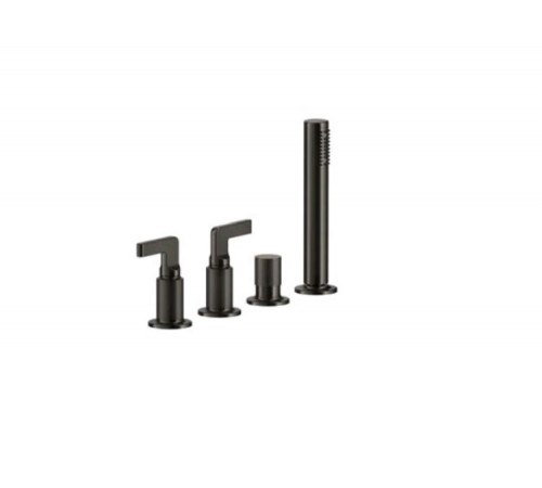 Смеситель для ванны и душа, Gessi, Inciso, цвет-Aged Bronze