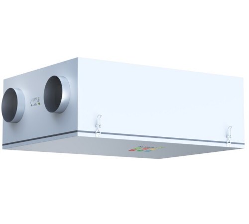 RR300F EC W Pro, Вентиляционная установка Alasca RR компактная с двойным роторным рекуператором + смес. узел, заслонки, датчики