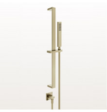 Душевой гарнитур, Gessi, Rettangolo shower, 35*15, цвет-Brushed Brass PVD